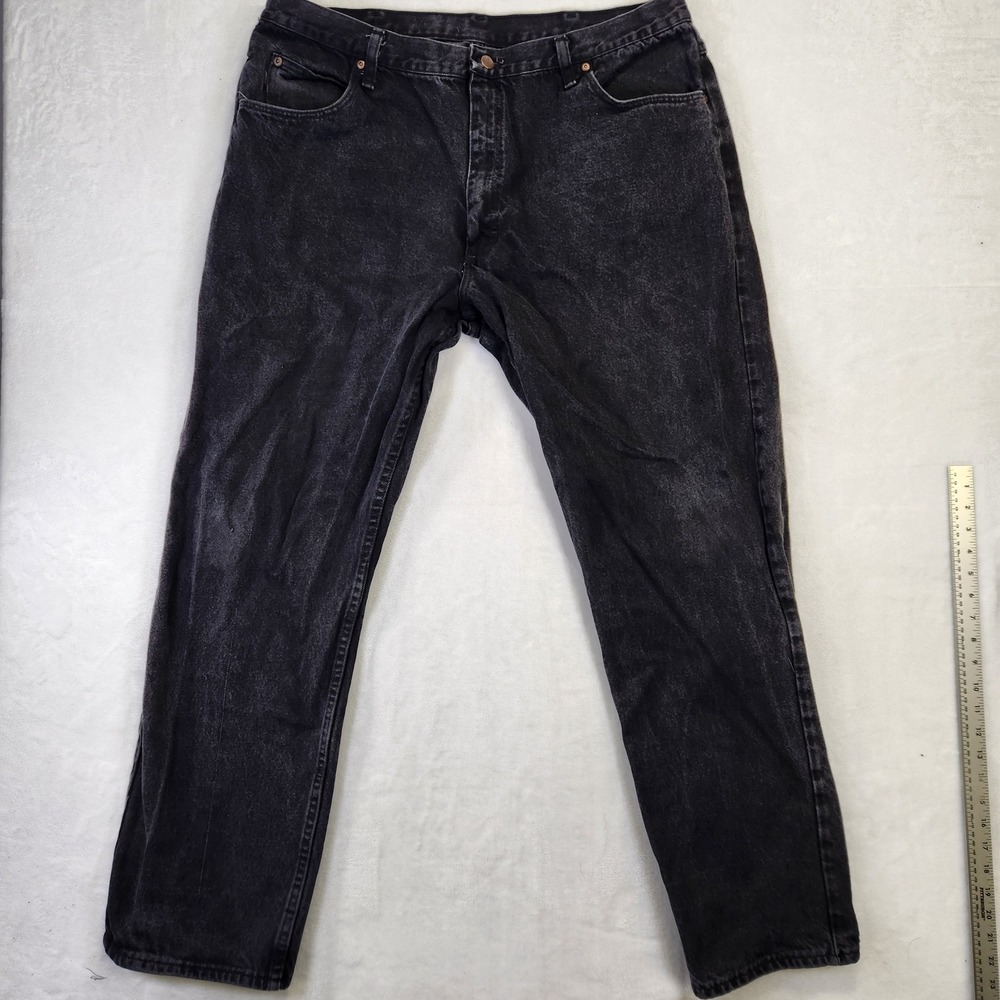 RED KAP Mens Dark Wash Denim Jeans Straight Fit Workwear Pants‎ Size 38x30